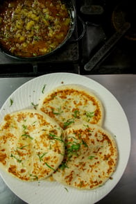 Goda Masala Paneer stuffed Kulcha and Kiwifruit Panch Phoron Chutney 2